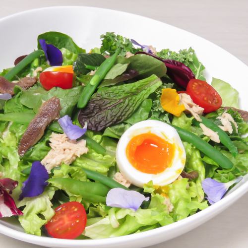 彩り野菜のニース風サラダ 玉ねぎとオリーブオイルのヴィネグレット