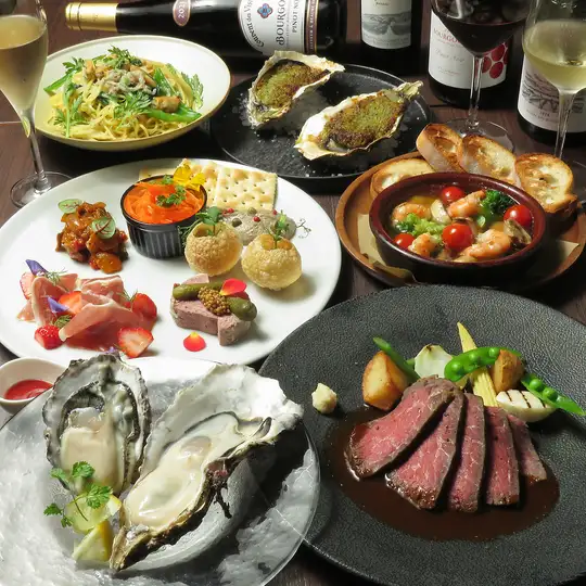 ◆Bushu Wagyu Beef Course (9 dishes total) | Food only 4,500 yen (tax included) ~ YUMMY's classic course featuring carefully selected ingredients