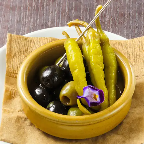 Marinated Olives & Guindillas