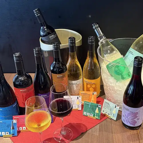 [Wine Buffet] Wine pairings to complement oysters and other dishes.
