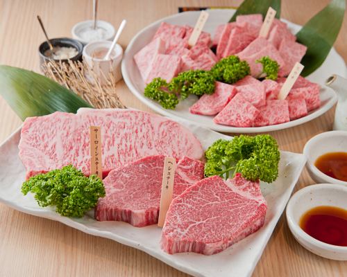 Yakiniku & steak platter