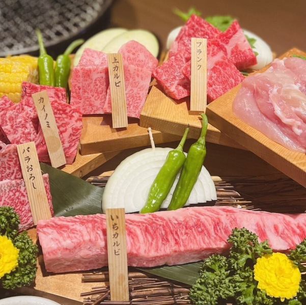 【数量限定】焼肉６種５段盛