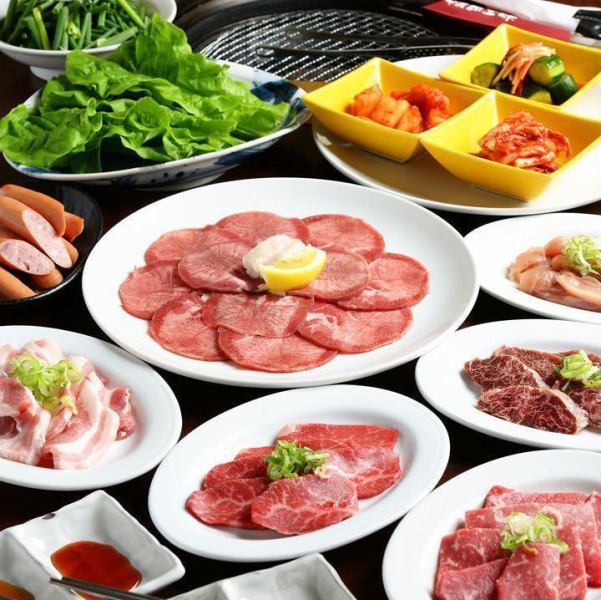 コスパ最強!人気メニューをお値打ちに味わう『しちりん家コース』は飲み放題付4000円(税別)