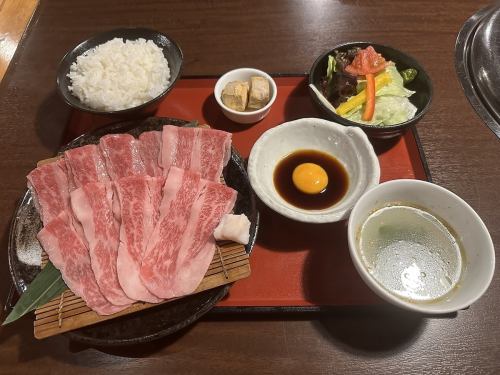 和牛炙り焼きしゃぶランチ