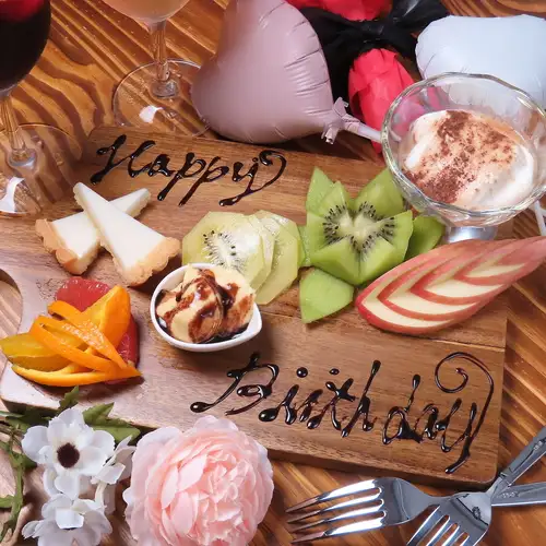 誕生日・記念日に！特製プレートご用意
