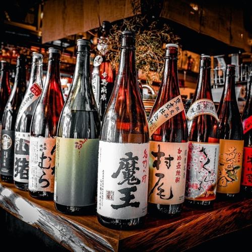 種類豊富な焼酎！