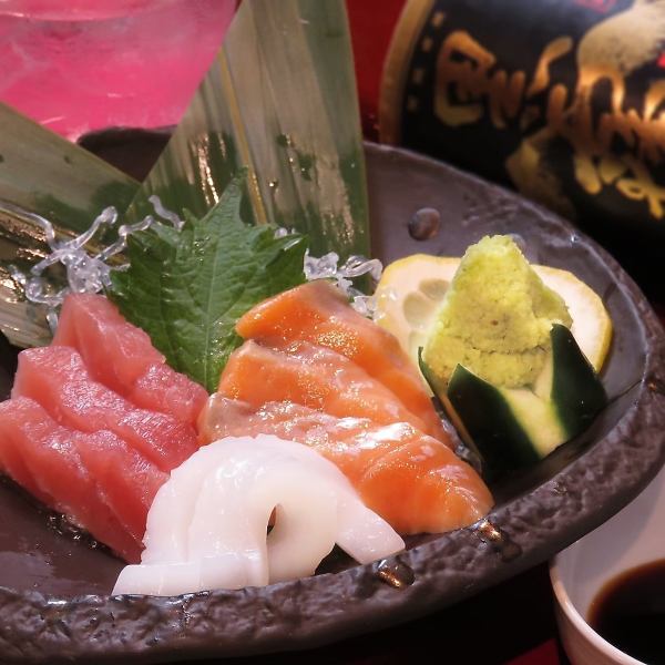 新鮮刺身やステーキも食べ放題ＯＫの【プレミアコース】食べ飲み放題！平日4500円♪