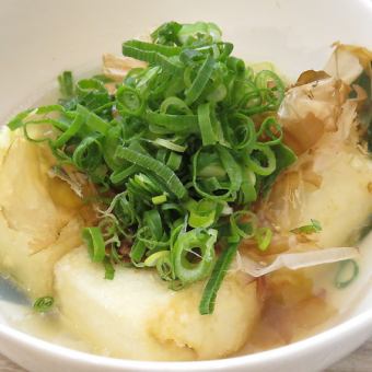 Fried onion and tofu