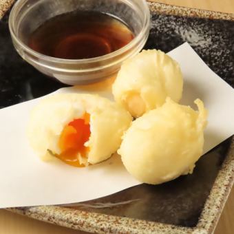 Soft-boiled egg tempura