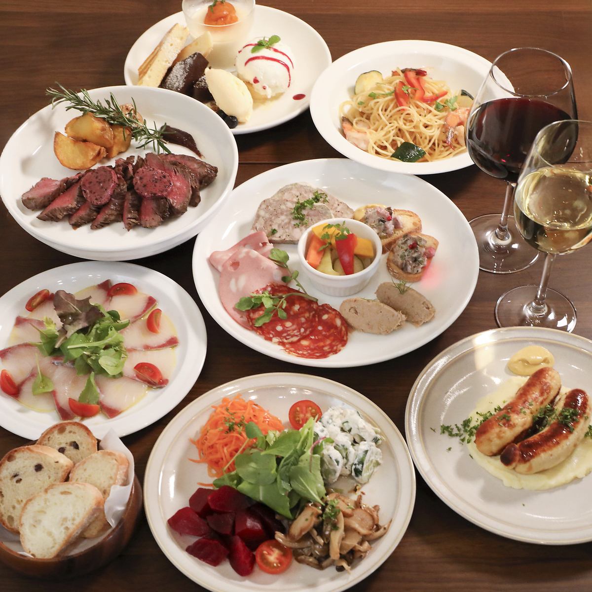 当店一番人気のロンタンコース!本格フレンチをお手軽に♪