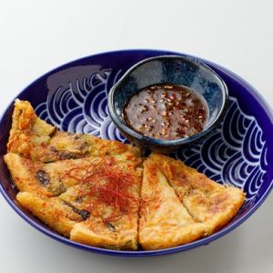 もっちもちイカチヂミ