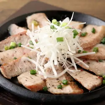 白金豚の鉄板焼き