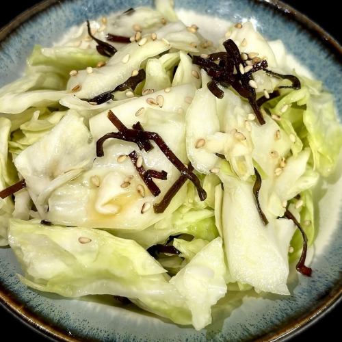 やみつきキャベツ