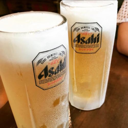 キンキンに冷えた生ビールで、至福のひとときを！