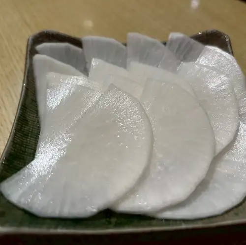 追加大根の甘酢漬け