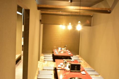 Enjoy a banquet at the sunken kotatsu table!