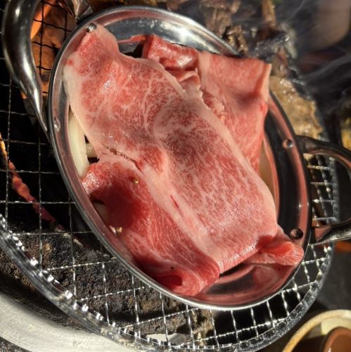 A5黒毛和牛しゃぶすき鍋(おろしポン酢付き)