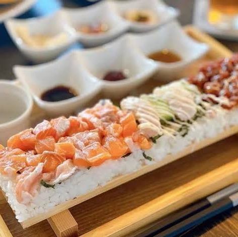 [Very popular!!] Popular long sushi♪ Not only does it look great on SNS, but it also tastes great!