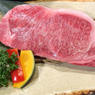 Japanese black beef sirloin steak
