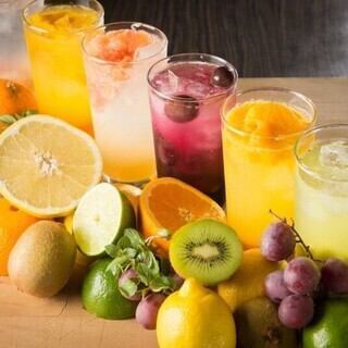 A wide variety of all-you-can-drink drinks starting from 1,200 yen!