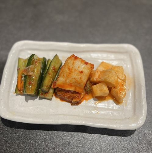 キムチの盛り合わせ