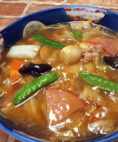 濃稠什錦蔬菜拉麵