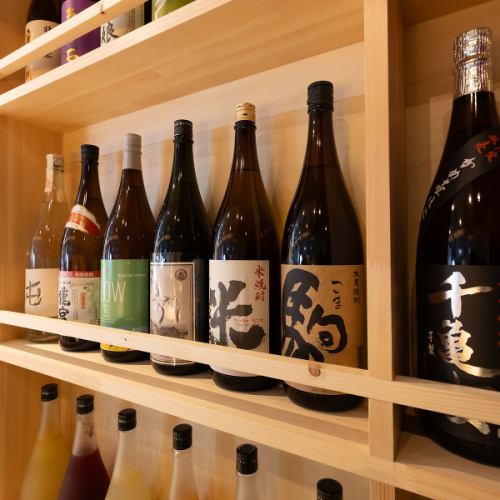 こだわりの地酒もどうぞ