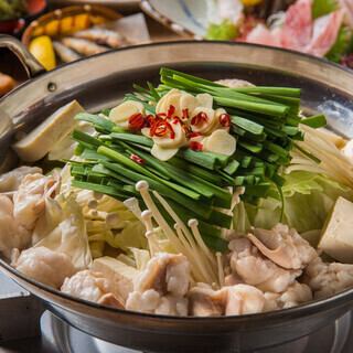 オススメ！店長お勧めコース4300円全９品【博多もつ鍋コース】3時間飲み放題付き