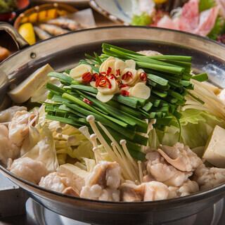 オススメ!店長お勧めコース4300円全9品【博多もつ鍋コース】3時間飲み放題付き