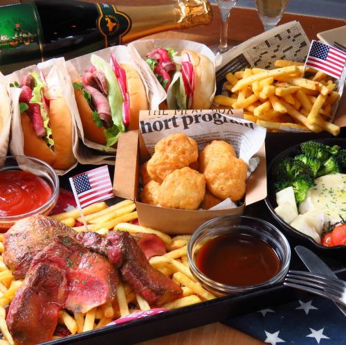 In addition, there are many American menu items♪