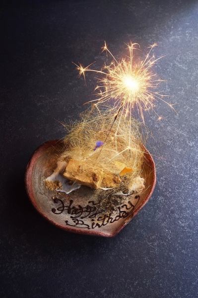 バースデープレートもご用意♪誕生日や記念日、お祝い事でご利用ください。サプライズや演出のご相談も是非どうぞ★