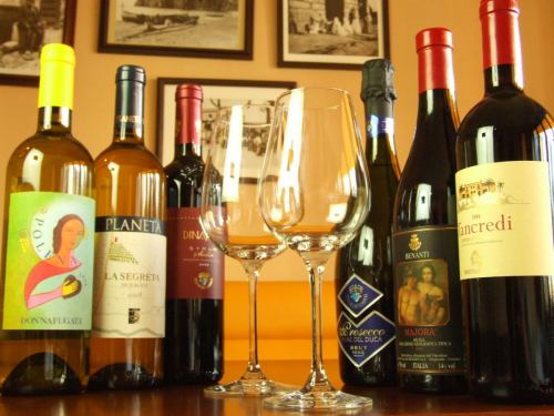 A wide range of Sicilian wines