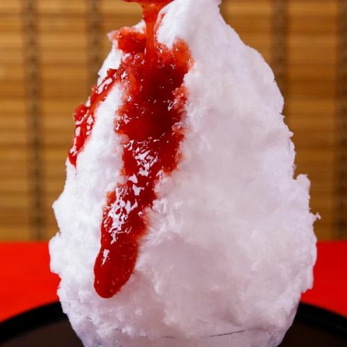 雪華のふわふわかき氷をスカイでもお楽しみ頂けます♪