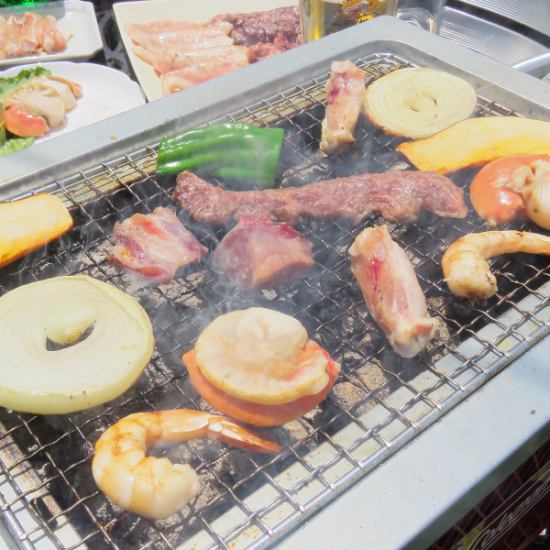 ビアガーデン♪食材持ち込みコースや手ぶらコース等幅広くご用意