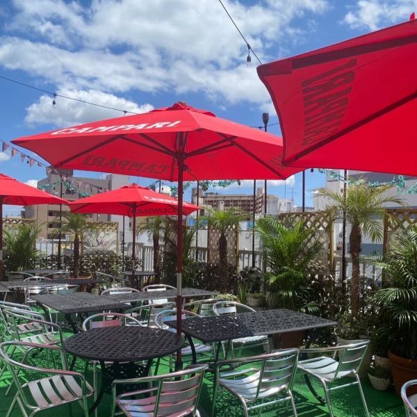 【전세와 단체 이용 환영】 개방감있는 테라스에서 맛있는 요리와 술을 만끽 ♪ 점심 연회, 회식, 여자 회, 엄마 회에도 ◎ 좋아하는 일품을 찾을 것! 당점 자랑의 술과 함께 즐기세요 ◎ 연예인 등 수많은 유명인도 이용 ★ 식재료 반입 OK