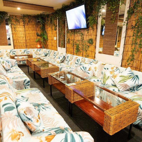 <환송 영회의 예약 접수중>【비라도 OK/전석 소파】(TV 모니터/프로젝터/무선 마이크 등 완비!가라오케도 할 수 있어요♪)