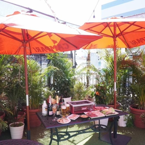 【혼 아츠기에서 도보 5 분 빈손으로 비어 가든 & BBQ】 예약 주시면 11시 ~ 21시에 비어 가든 & BBQ를 개방감 가득한 공간에서 즐길 수 있습니다 ♪ 여름을 간편하게 체감 해 주시는 가족, 친구, 직장 모임, 여자 회의 각 장면에 추천입니다 ★ 리조트 스카이에서 즐기자