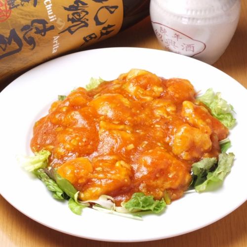 Shrimp chili sauce / seafood stir-fry