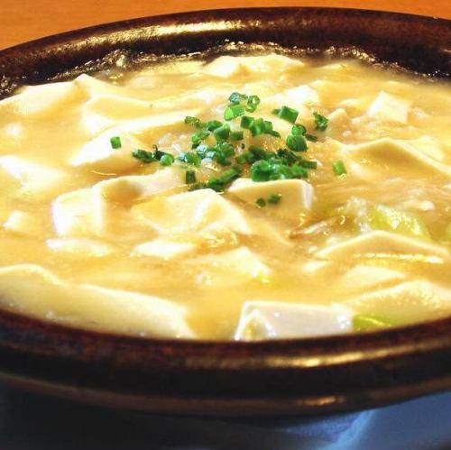 豆腐のアツアツ煮