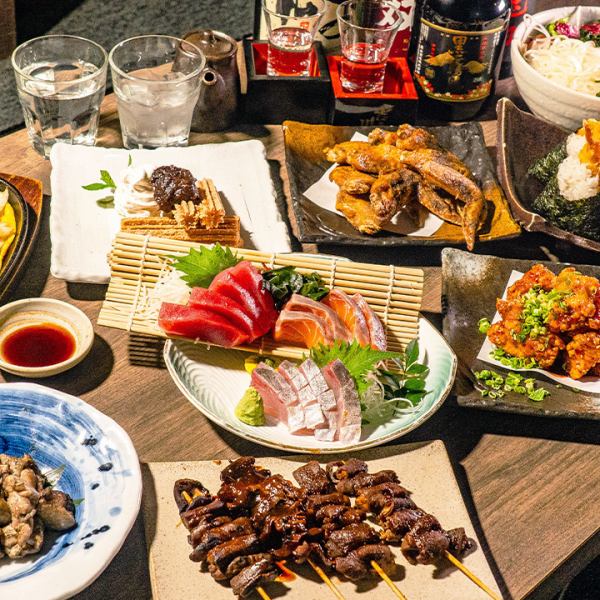 歓送迎会や各種ご宴会におすすめ!お得な飲み放題付きコースをご用意◎