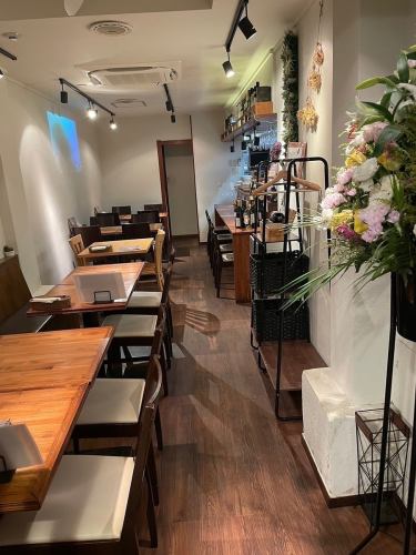 お洒落でカジュアルな空間