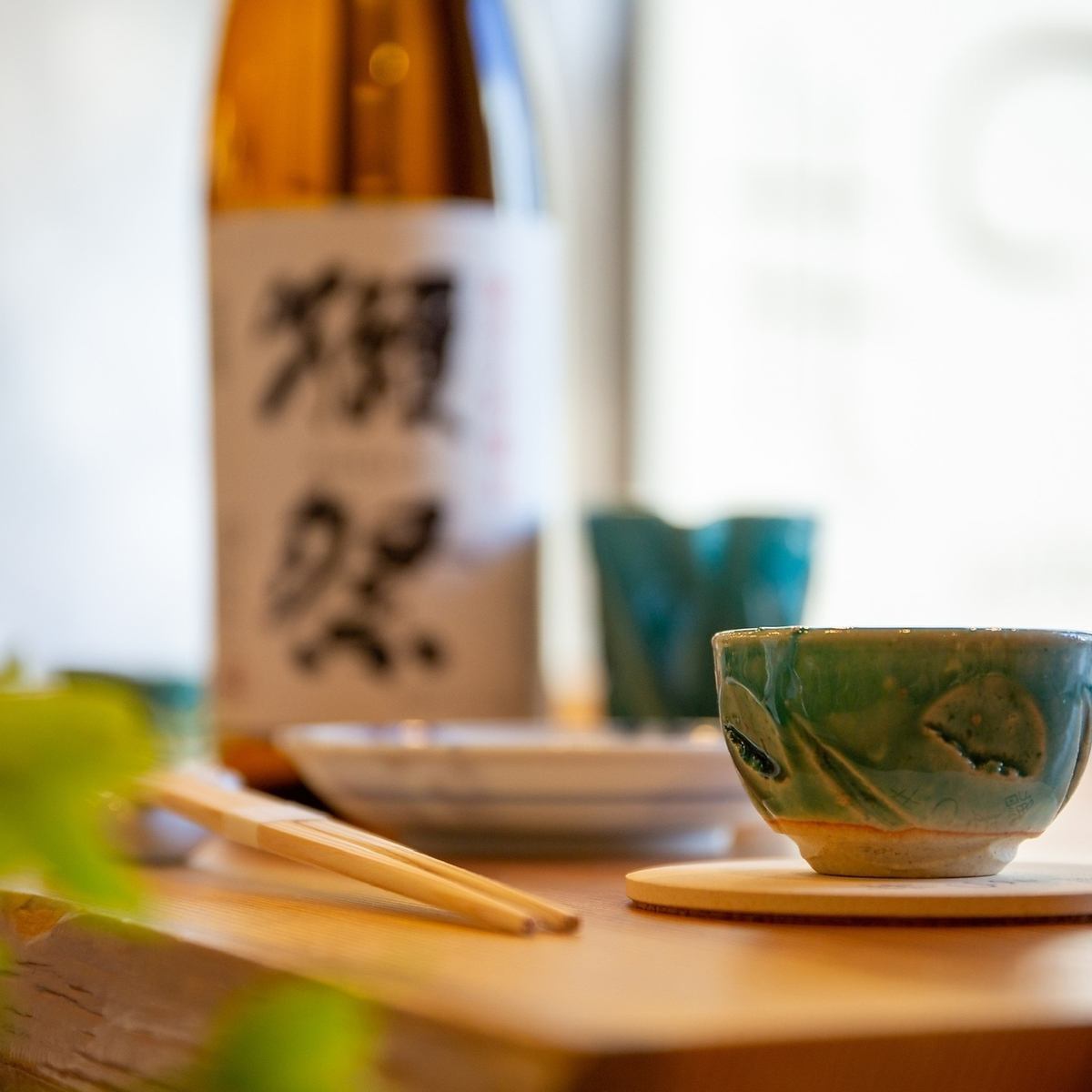 A famous restaurant where you can enjoy sushi and sake