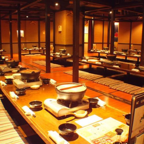 宴会最大130名様までOK◎大・小宴会ならお任せください