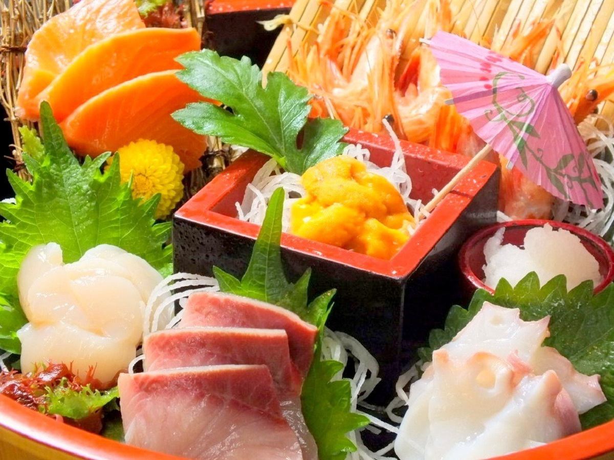 北海道の新鮮なお魚を日替わりでご提供！お値段も破格にご用意★