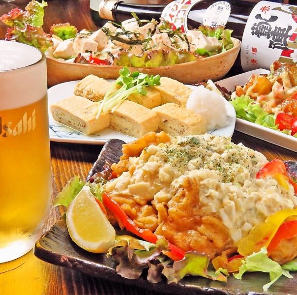 [Kanda's most popular ♪ Private room available for 5 or more people] 2 hours all-you-can-drink course 3,850 yen ♪ 2 hours all-you-can-drink with a coupon ⇒ 2.5 hours