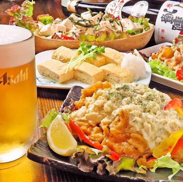 [One item per person♪ Sashimi or meat dish] 2H all-you-can-drink course 4,800 yen★2H all-you-can-drink with coupon → 2.5H