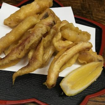 Japanese flying squid tempura