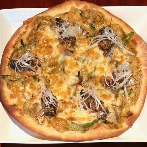 오일 서딘의 볶은 겨자 피자