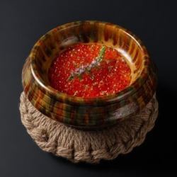 Salmon roe and sudachi clay pot rice