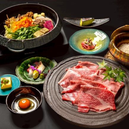 【ディナー】神戸牛すき焼きコース(お料理のみ+乾杯ドリンク 10,000円)